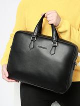 Documententas 2 Compartimenten Arthur & aston Zwart walter 3-vue-porte